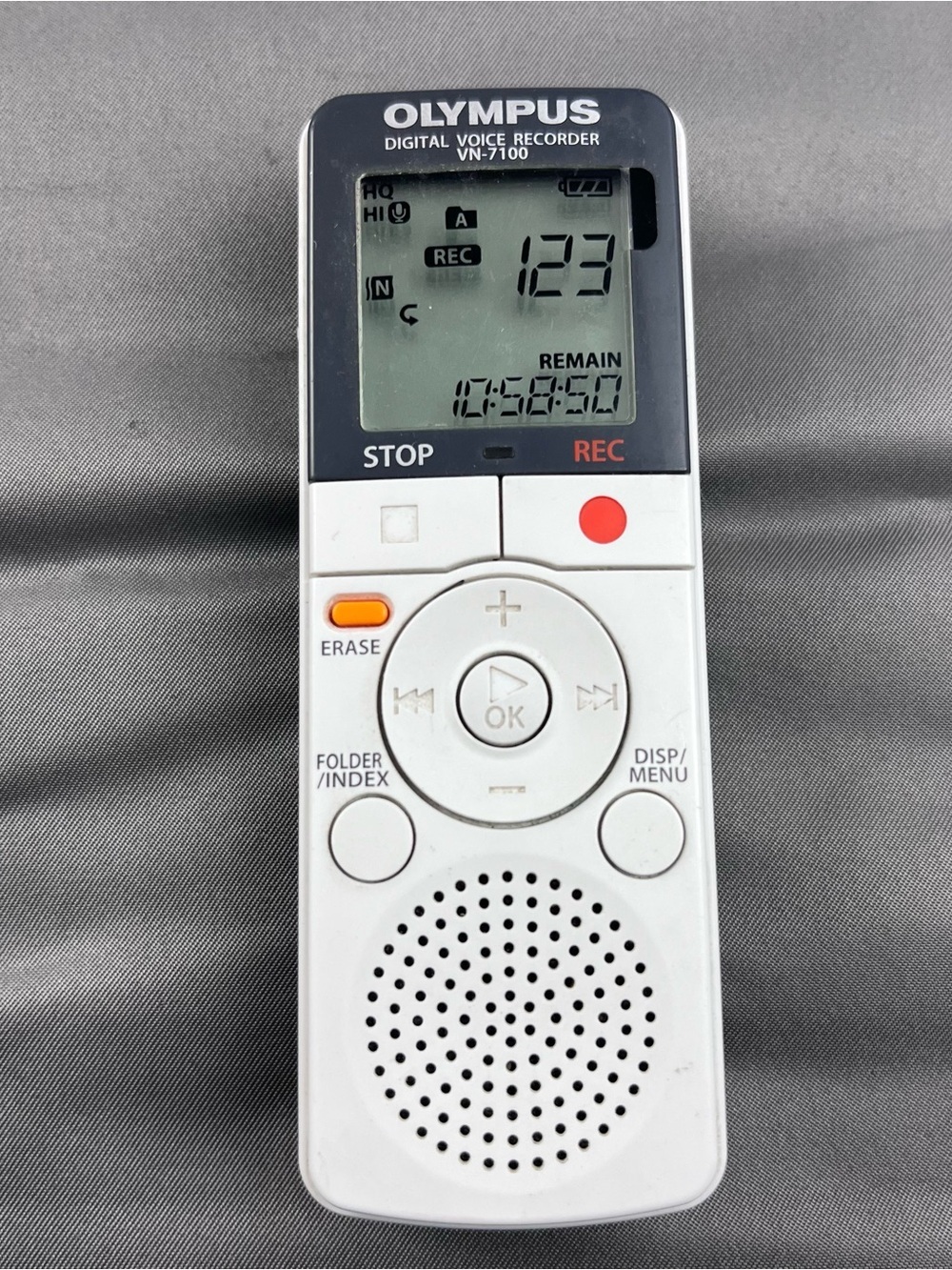 Olympus VN-7100 White Digital Voice Recorder